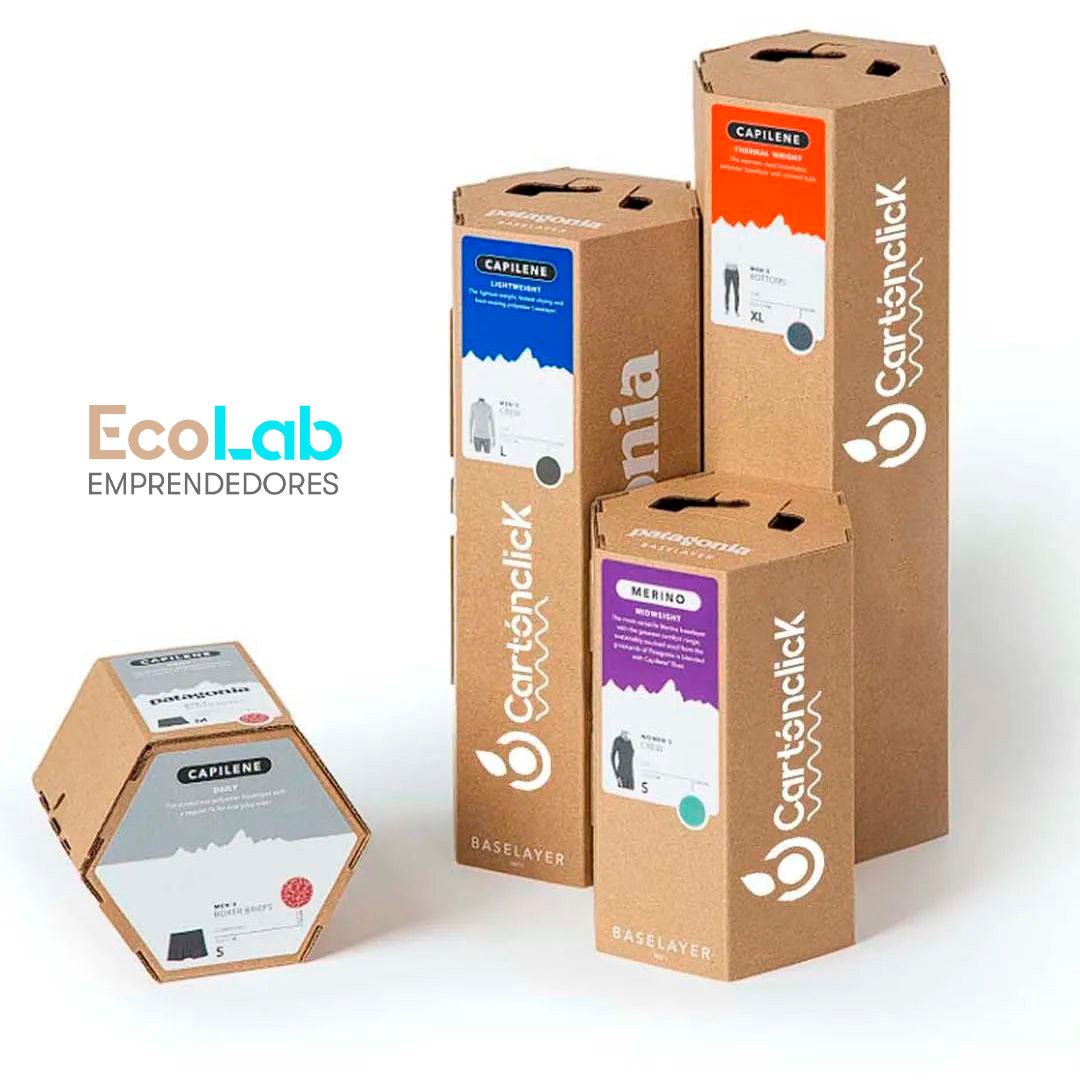 Caja perchero Hexagonal + Plantilla